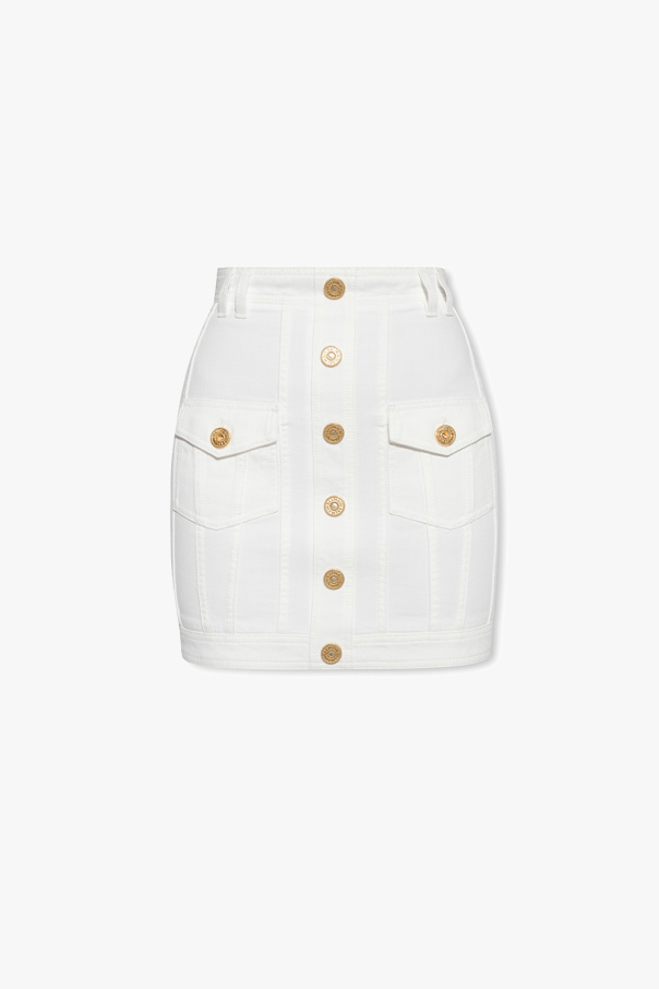 White jean hotsell skirt canada